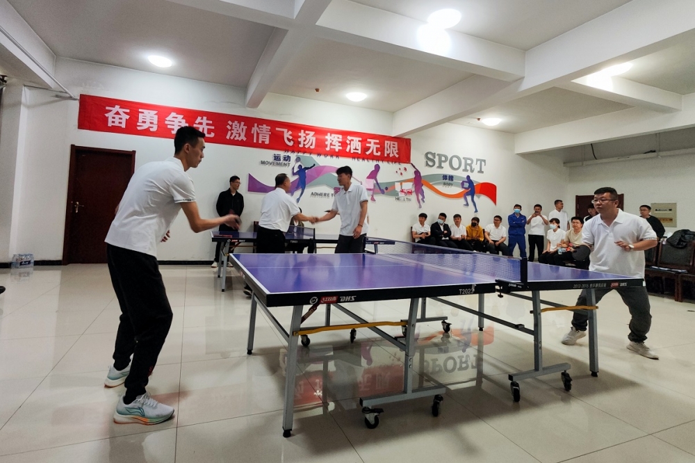 恒源集团2022年“庆五一·迎五四”体育活动之乒乓球比赛